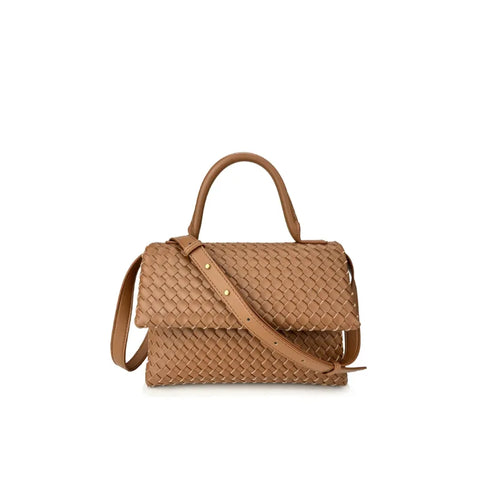 Débora Woven Leather Bag