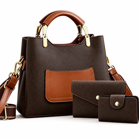 Leather Sack Bag Set - Raya