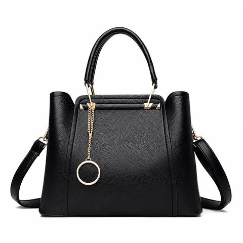 Luxurious Leather Crossbody Bag - Style Couer