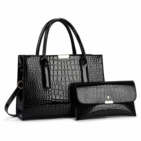 Leather Handbag Set - Mira