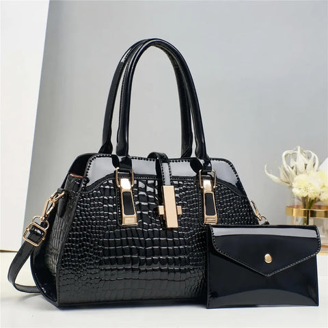Bag and Wallet Kit in Leather - Vian