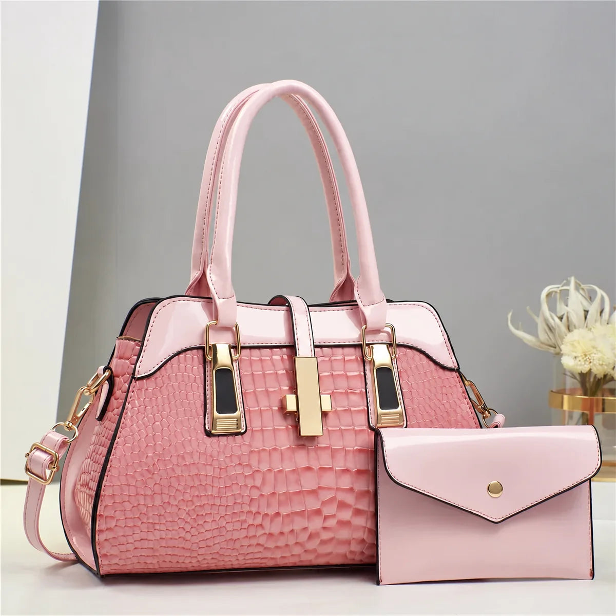 Bag and Wallet Kit in Leather - Vian, view 4