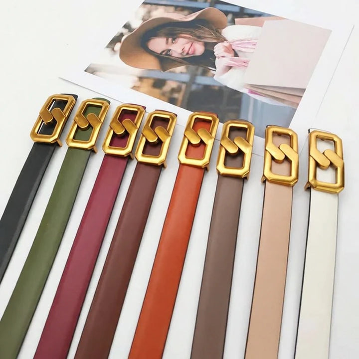 Women's Genuine Leather Belt - Amalfi
