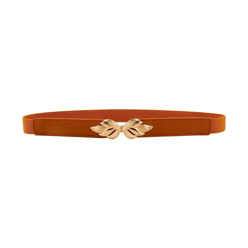 Women's Genuine Leather Belt with Elastic - Amour, view 5