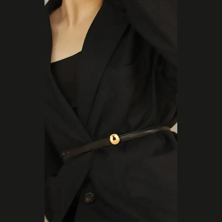 Women's Genuine Leather Belt - Esfera