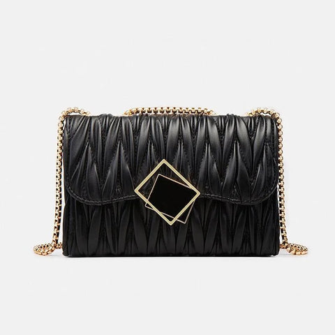 Compact Leather Bag - Vienza
