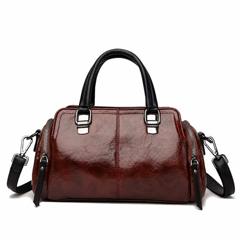 Leather Bag - Jade