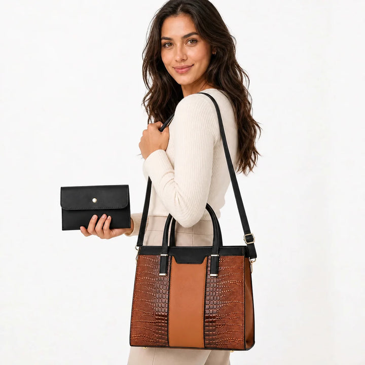 Leather Crossbody Set - Velo
