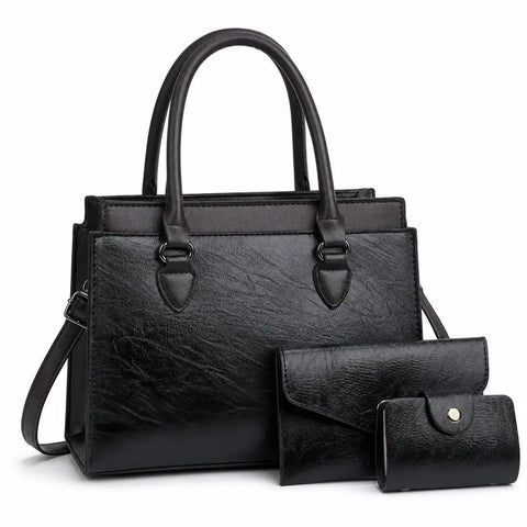 Leather Crossbody Set - Vela