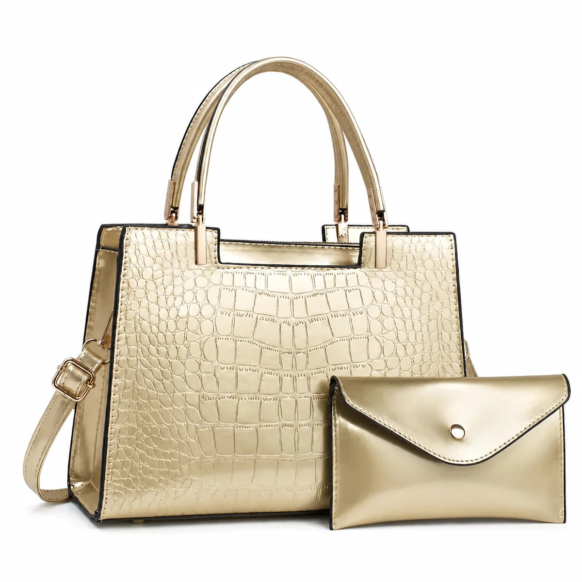 Leather Handbag and Wallet Set - Aura, view 12