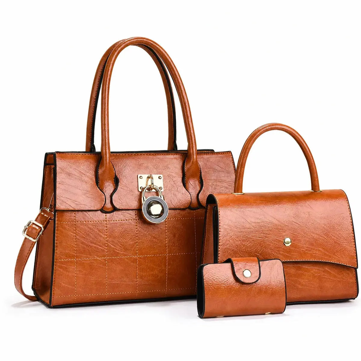 Leather Shoulder Bag Set - Niva, view 4