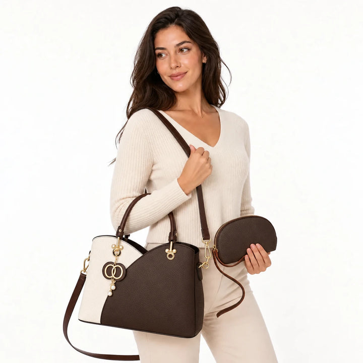 Leather Tote Set - Vela