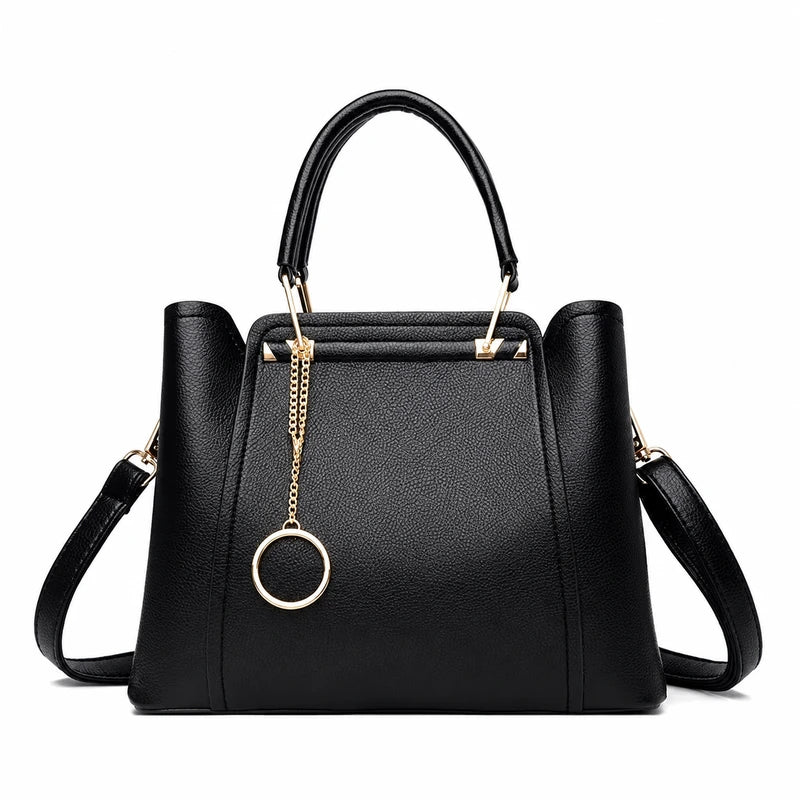 Luxurious Leather Crossbody Bag - Style Couer