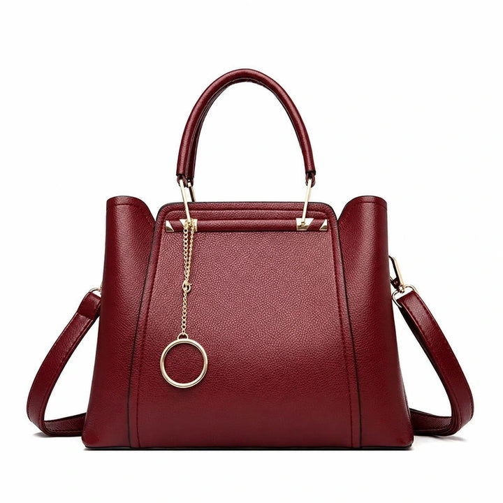 Luxurious Leather Crossbody Bag - Style Couer