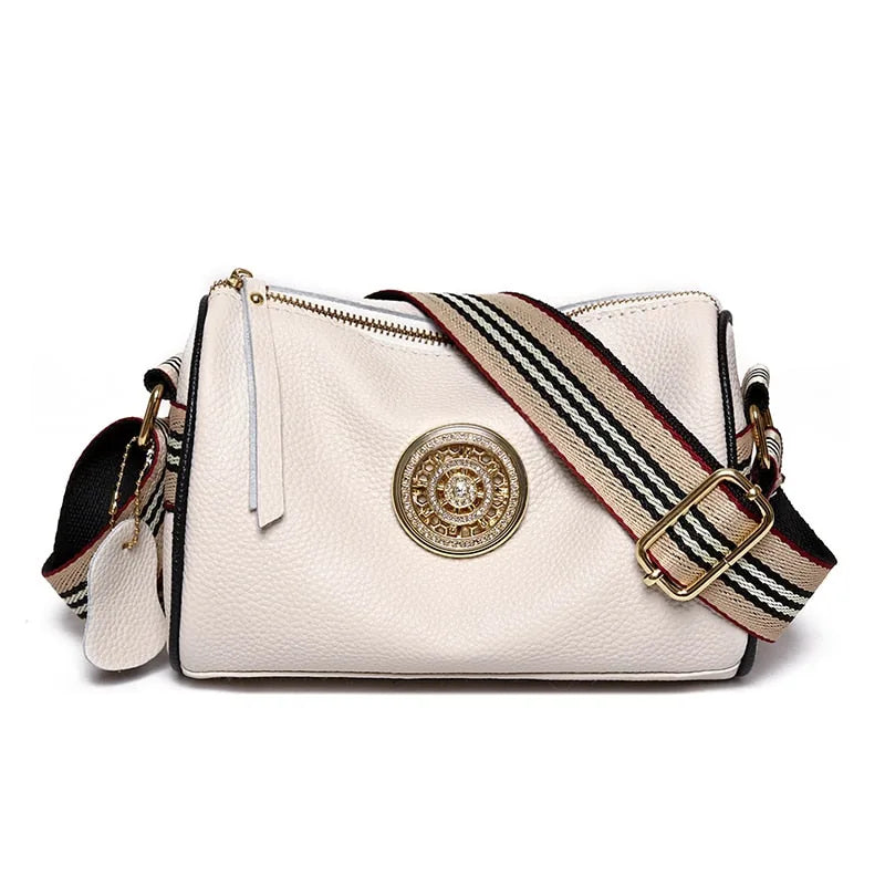 Orlane Small Leather Shoulder Bag, view 5