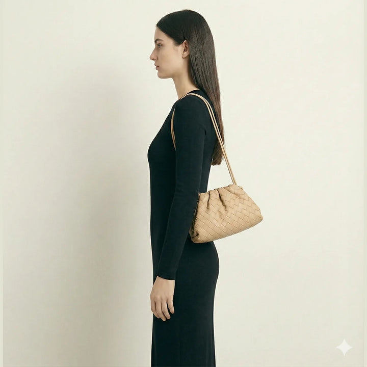 Wendy Woven Pouch Bag