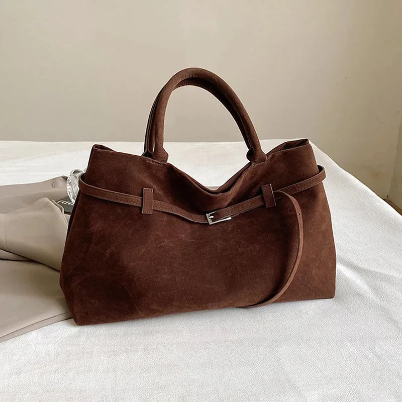 Women's Suede Tote Bag - Esmé, view 2